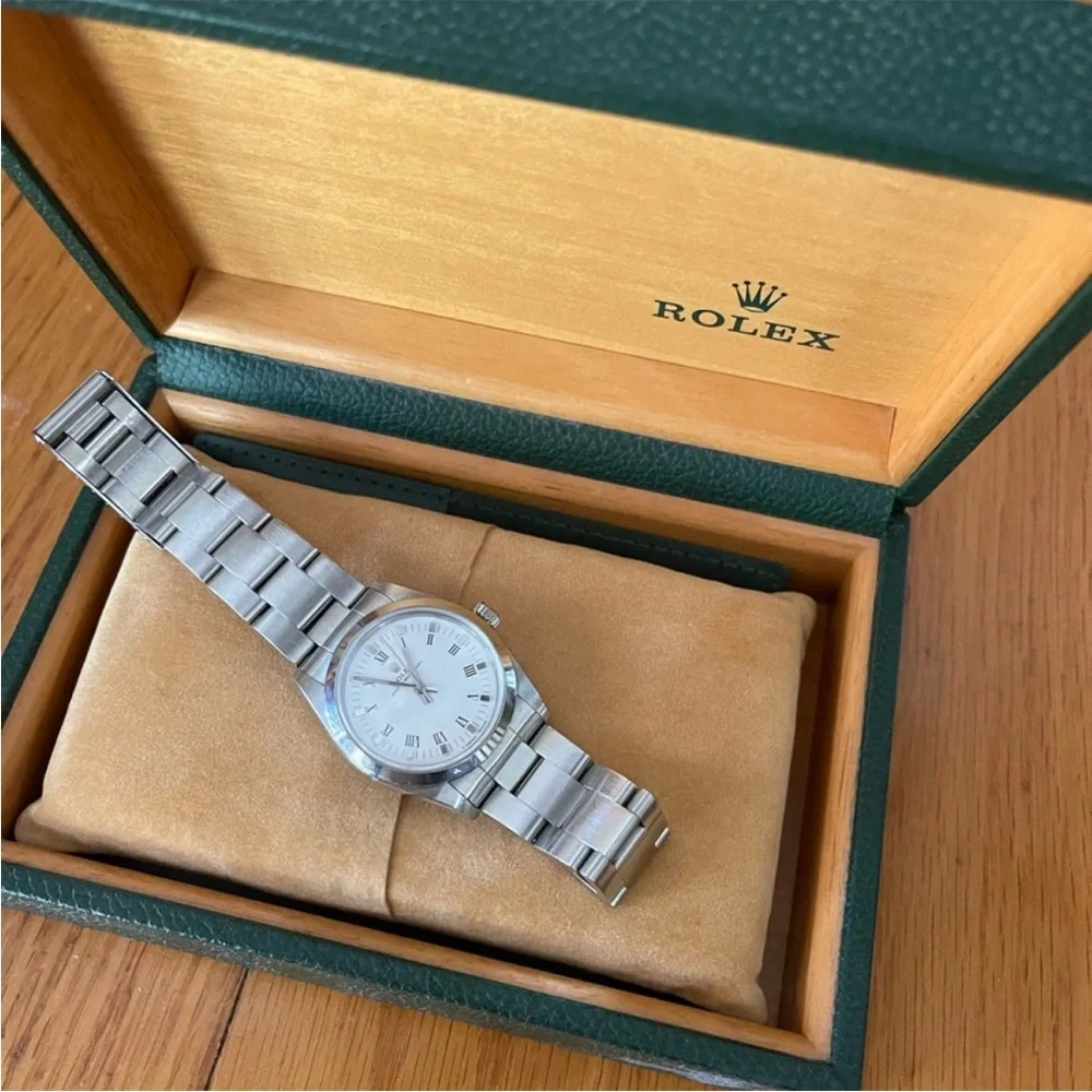 Rolex Silver Timepiece with White Face - Picture 3 of 13